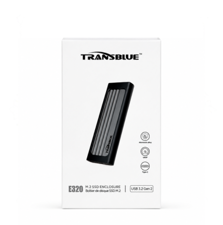 حافظة SSD خارجية M.2 TransBlue E320 – USB 3.2 Gen 2